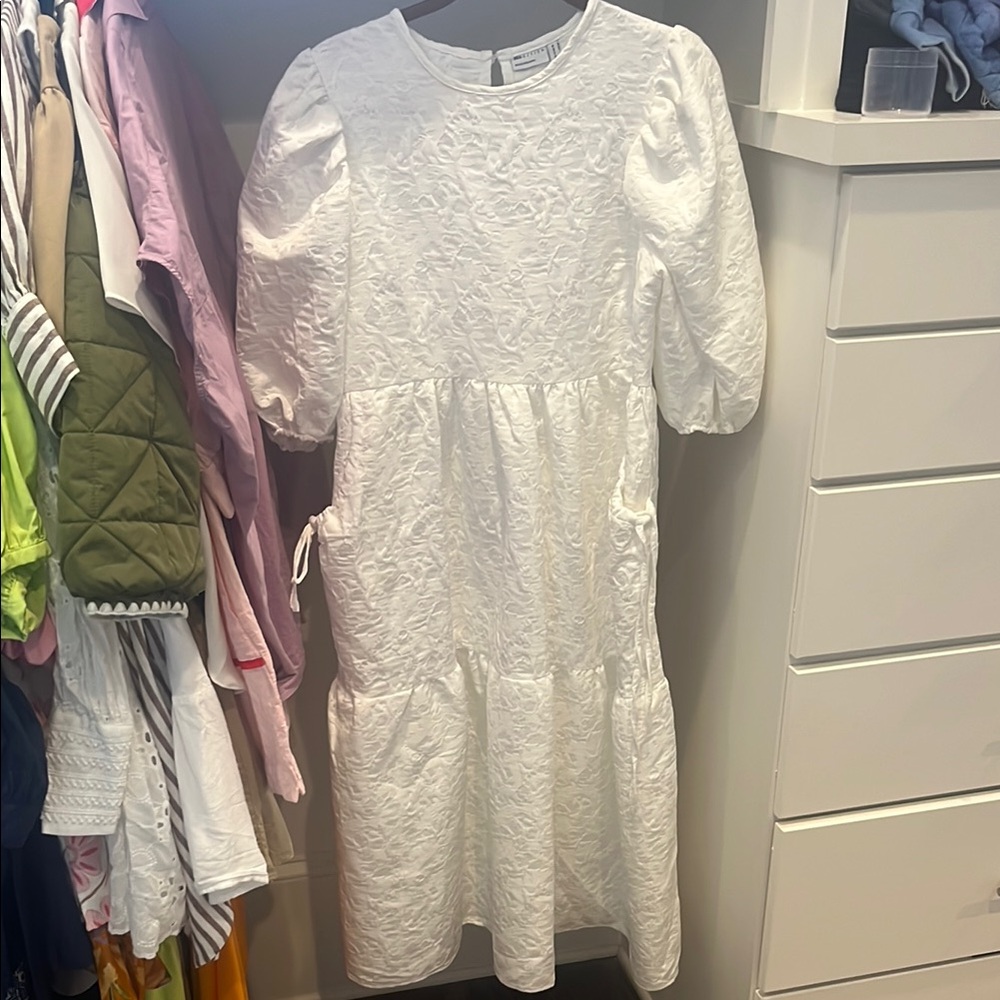 ASOS White Textured Dress - Picture 2 of 5